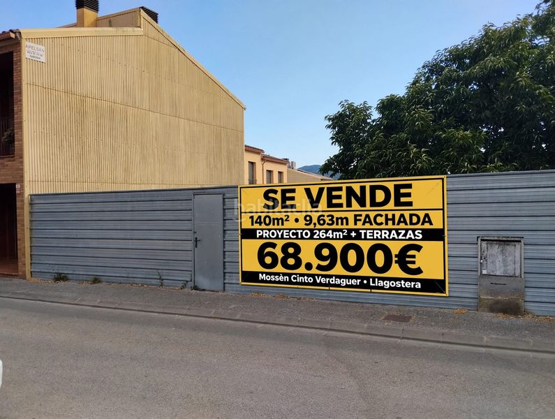 Foto bece20d3-4395-464f-be41-f6de33b59395. Residential plot in carrer mossèn cinto verdaguer 25 in Llagostera