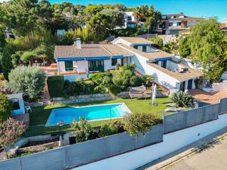 Chalet à Urbanitzacions. Torre en sant pol de mar con vistas al mar y piscina