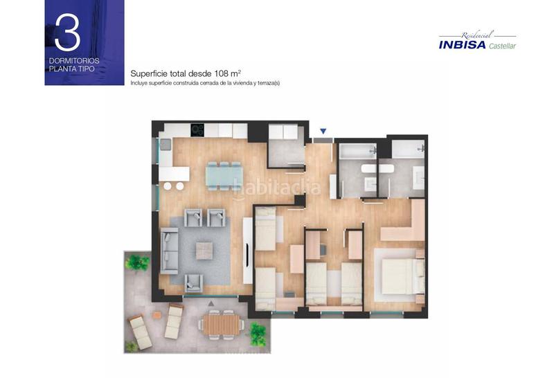 Foto d5a66eb5-9628-4035-a3e9-13df452a4a1f. Piso en ronda tolosa nueva promoción ronda tolosa en Castellar del Vallès